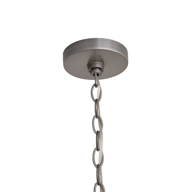 Capital Lighting 340862GK Rainey Six Light Pendant, Grey Wash and Antique Nickel Alternate Image 3.jpg