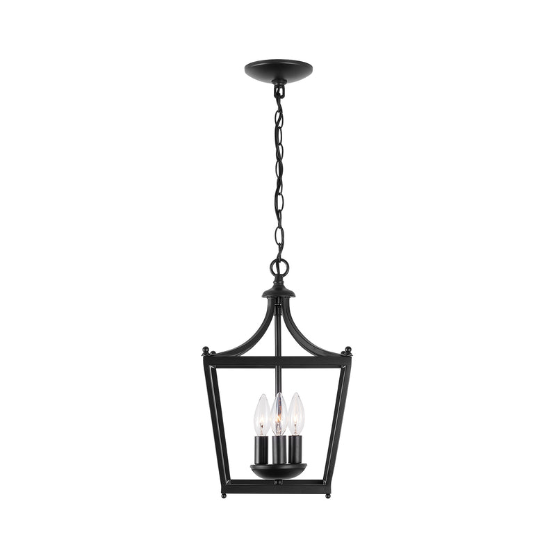 Capital Lighting 4036MB Stanton Three Light Foyer Pendant, Matte Black Alternate Image 2.jpg