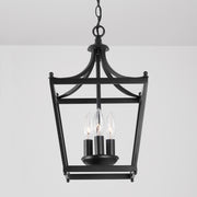 Capital Lighting 4036MB Stanton Three Light Foyer Pendant, Matte Black Alternate Image 3.jpg