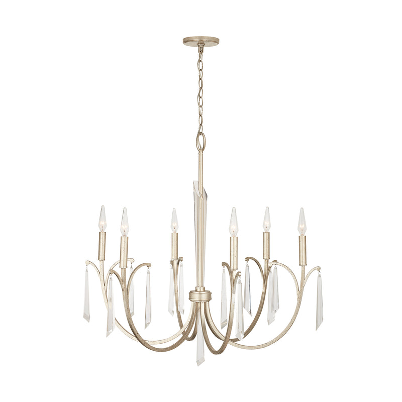 Capital Lighting 437061WG Gwyneth Six Light Chandelier, Winter Gold Alternate Image.jpg