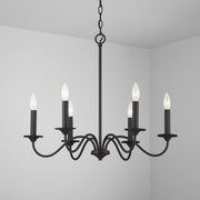 Capital Lighting 437261BI Vincent Six Light Chandelier, Black Iron Alternate Image 3.jpg
