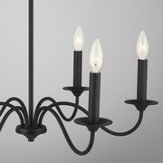 Capital Lighting 437261BI Vincent Six Light Chandelier, Black Iron Alternate Image 4.jpg