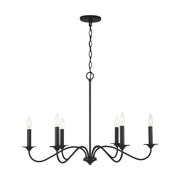 Capital Lighting 437262BI Vincent Six Light Chandelier, Black Iron Alternate Image 2.jpg