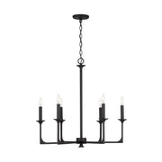 Capital Lighting 437361BI Clint Six Light Chandelier, Black Iron Alternate Image 2.jpg