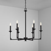 Capital Lighting 437361BI Clint Six Light Chandelier, Black Iron Alternate Image 3.jpg