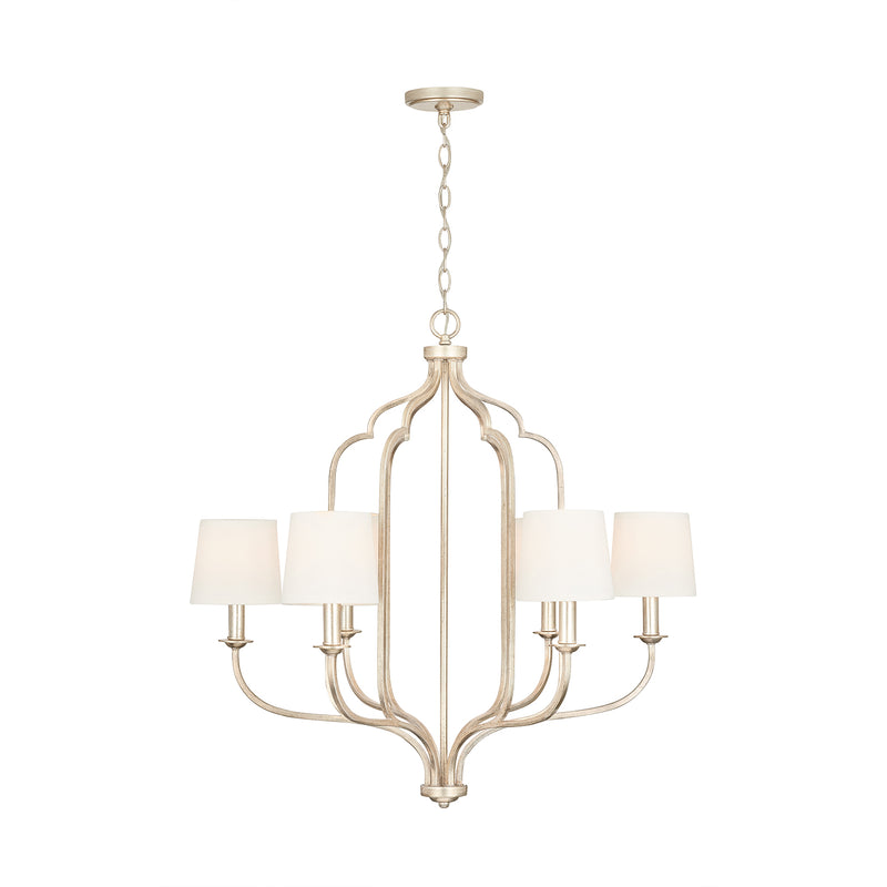 Capital Lighting 438761WG-698 Ophelia Six Light Chandelier, Winter Gold Alternate Image 2.jpg