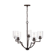 Capital Lighting 439351BZ-500 Carter Five Light Chandelier, Bronze Alternate Image.jpg