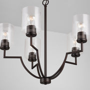 Capital Lighting 439351BZ-500 Carter Five Light Chandelier, Bronze Alternate Image 2.jpg