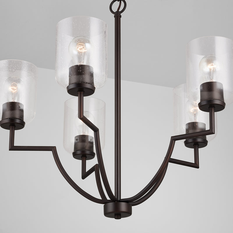 Capital Lighting 439351BZ-500 Carter Five Light Chandelier, Bronze Alternate Image 2.jpg