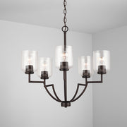 Capital Lighting 439351BZ-500 Carter Five Light Chandelier, Bronze Alternate Image 3.jpg