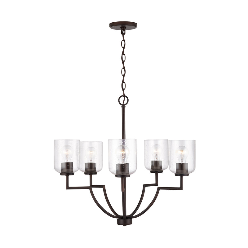 Capital Lighting 439351BZ-500 Carter Five Light Chandelier, Bronze Alternate Image 4.jpg