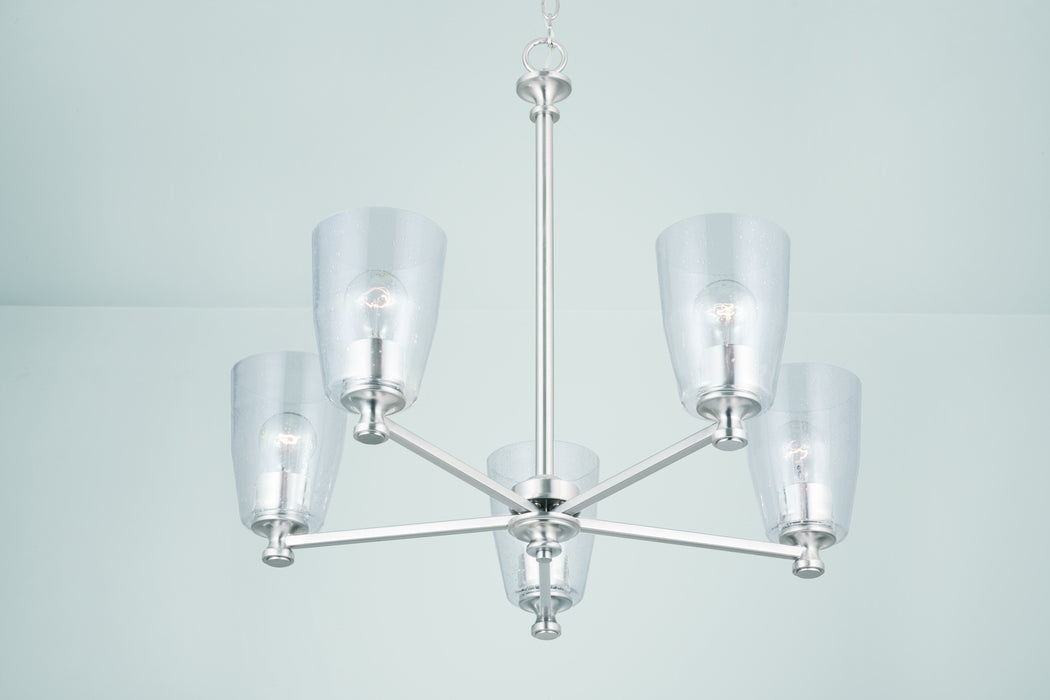 Capital Lighting 440951BN-506 Myles Five Light Chandelier, Brushed Nickel Alternate Image.jpg