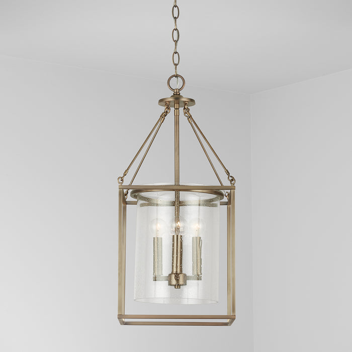 Capital Lighting 532843AD Cooper Four Light Pendant, Aged Brass Alternate Image 3.jpg
