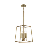 Capital Lighting 537641AD Thea Four Light Foyer Pendant, Aged Brass Alternate Image 2.jpg