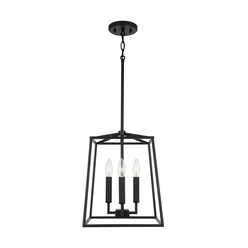 Capital Lighting 537641MB Thea Four Light Foyer Pendant, Matte Black Alternate Image.jpg