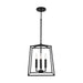 Capital Lighting 537641MB Thea Four Light Foyer Pendant, Matte Black Alternate Image.jpg