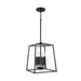 Capital Lighting 537641MB Thea Four Light Foyer Pendant, Matte Black Alternate Image 2.jpg