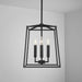 Capital Lighting 537641MB Thea Four Light Foyer Pendant, Matte Black Alternate Image 3.jpg