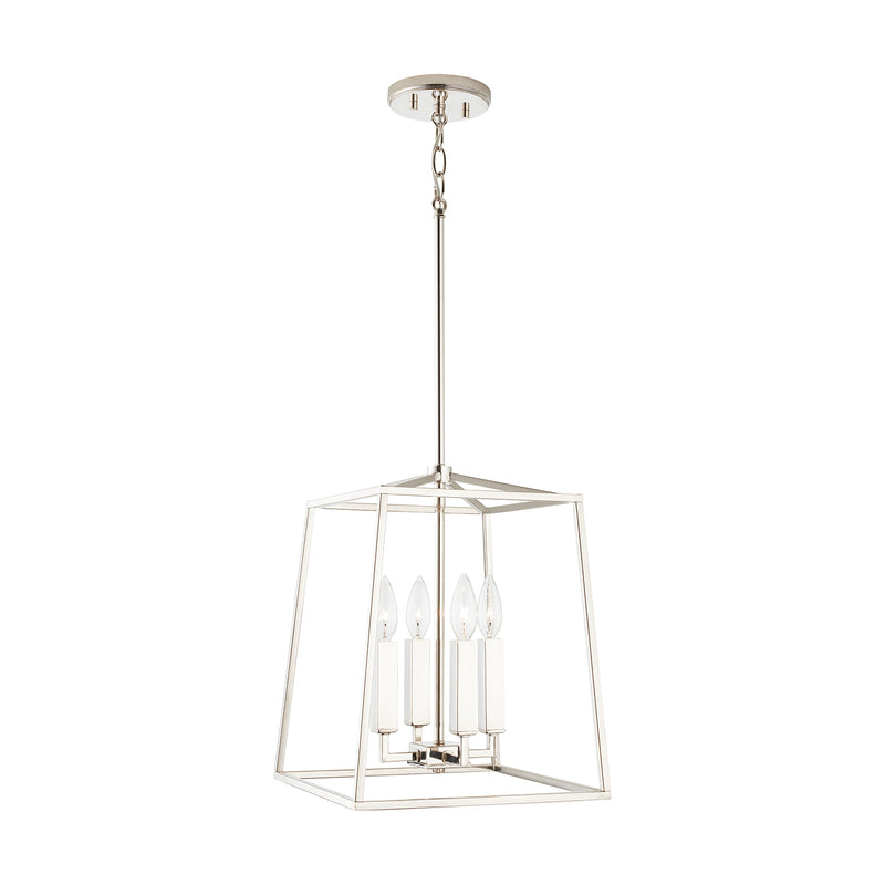 Capital Lighting 537641PN Thea Four Light Foyer Pendant, Polished Nickel Alternate Image.jpg