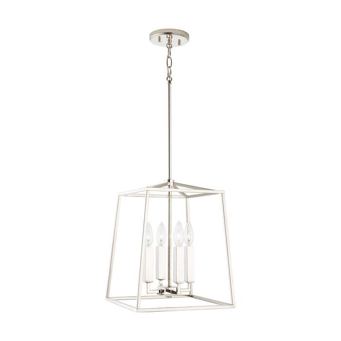 Capital Lighting 537641PN Thea Four Light Foyer Pendant, Polished Nickel Alternate Image.jpg