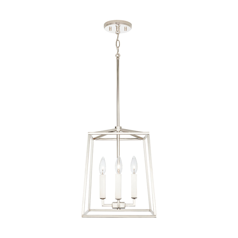 Capital Lighting 537641PN Thea Four Light Foyer Pendant, Polished Nickel Alternate Image 2.jpg