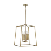 Capital Lighting 537642AD Thea Four Light Foyer Pendant, Aged Brass Alternate Image.jpg