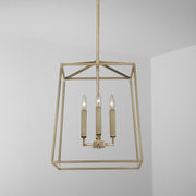 Capital Lighting 537642AD Thea Four Light Foyer Pendant, Aged Brass Alternate Image 3.jpg