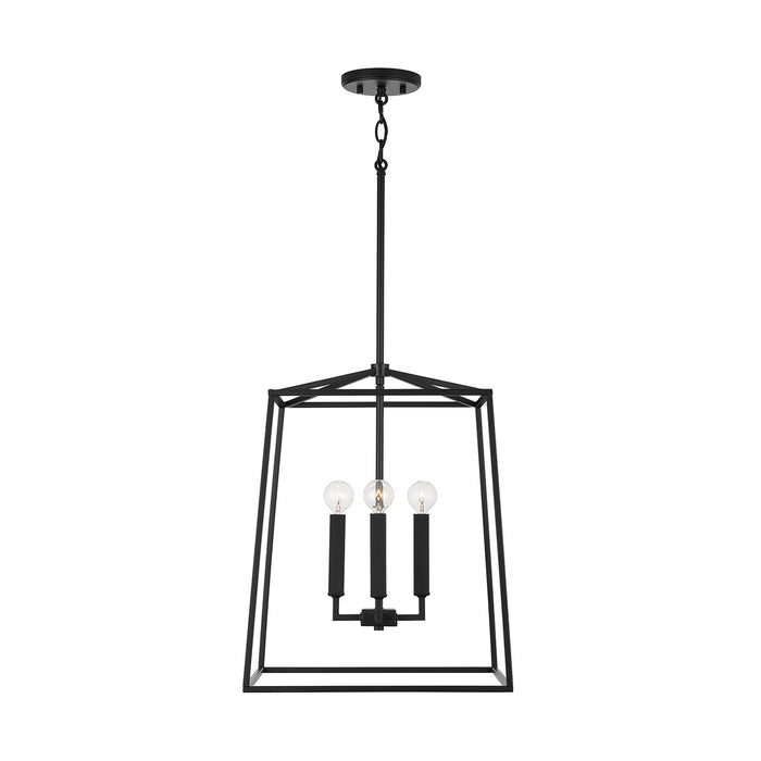 Capital Lighting 537642MB Thea Four Light Foyer Pendant, Matte Black Alternate Image 2.jpg