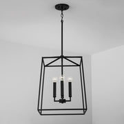 Capital Lighting 537642MB Thea Four Light Foyer Pendant, Matte Black Alternate Image 3.jpg