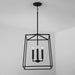 Capital Lighting 537642MB Thea Four Light Foyer Pendant, Matte Black Alternate Image 3.jpg