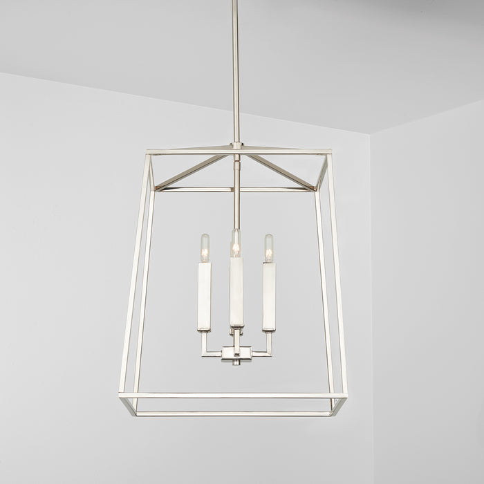 Capital Lighting 537642PN Thea Four Light Foyer Pendant, Polished Nickel Alternate Image 3.jpg