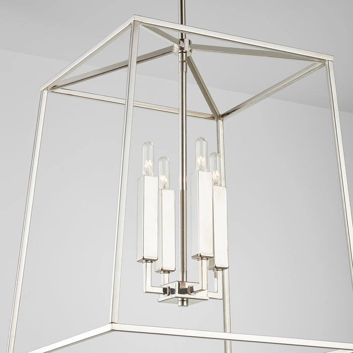 Capital Lighting 537642PN Thea Four Light Foyer Pendant, Polished Nickel Alternate Image 4.jpg