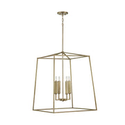 Capital Lighting 537643AD Thea Four Light Foyer Pendant, Aged Brass Alternate Image.jpg