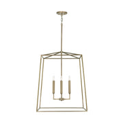 Capital Lighting 537643AD Thea Four Light Foyer Pendant, Aged Brass Alternate Image 2.jpg