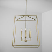 Capital Lighting 537643AD Thea Four Light Foyer Pendant, Aged Brass Alternate Image 3.jpg