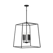 Capital Lighting 537643MB Thea Four Light Foyer Pendant, Matte Black Alternate Image.jpg