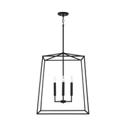 Capital Lighting 537643MB Thea Four Light Foyer Pendant, Matte Black Alternate Image 2.jpg