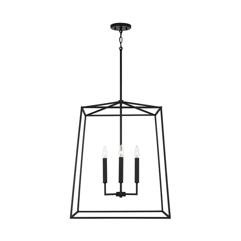 Capital Lighting 537643MB Thea Four Light Foyer Pendant, Matte Black Alternate Image 2.jpg