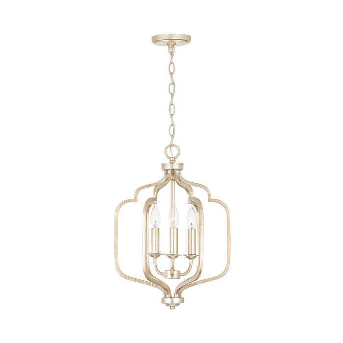 Capital Lighting 538731WG Ophelia Three Light Foyer Pendant, Winter Gold Alternate Image 2.jpg