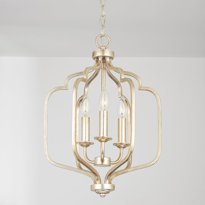 Capital Lighting 538731WG Ophelia Three Light Foyer Pendant, Winter Gold Alternate Image 3.jpg