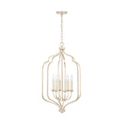 Capital Lighting 538761WG Ophelia Six Light Foyer Pendant, Winter Gold Alternate Image.jpg