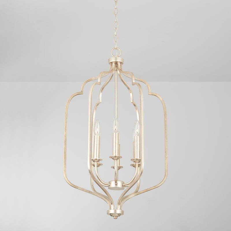 Capital Lighting 538761WG Ophelia Six Light Foyer Pendant, Winter Gold Alternate Image 3.jpg