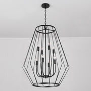 Capital Lighting 538881MB Corey Eight Light Foyer Pendant, Matte Black Alternate Image 3.jpg