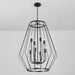 Capital Lighting 538881MB Corey Eight Light Foyer Pendant, Matte Black Alternate Image 3.jpg