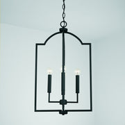 Capital Lighting 539341MB Carter Four Light Foyer Pendant, Matte Black Alternate Image 3.jpg