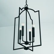 Capital Lighting 539341MB Carter Four Light Foyer Pendant, Matte Black Alternate Image 4.jpg