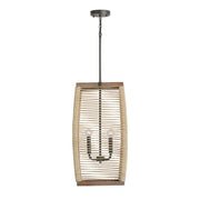 Capital Lighting 540341YG Jacob Four Light Foyer Pendant, Grey Wash and Grey Iron Alternate Image 2.jpg