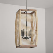 Capital Lighting 540341YG Jacob Four Light Foyer Pendant, Grey Wash and Grey Iron Alternate Image 4.jpg