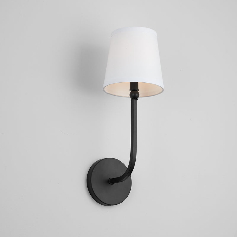 Capital Lighting 619311MB-674 Dawson One Light Wall Sconce, Matte Black Alternate Image 4.jpg