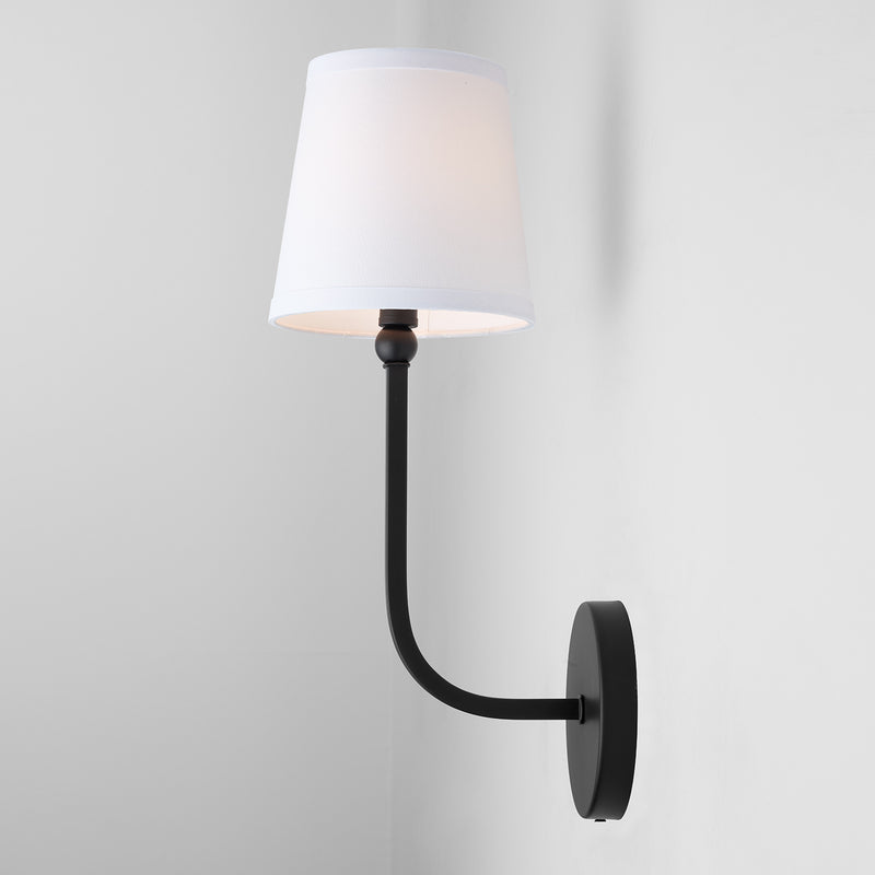 Capital Lighting 619311MB-674 Dawson One Light Wall Sconce, Matte Black Alternate Image.jpg